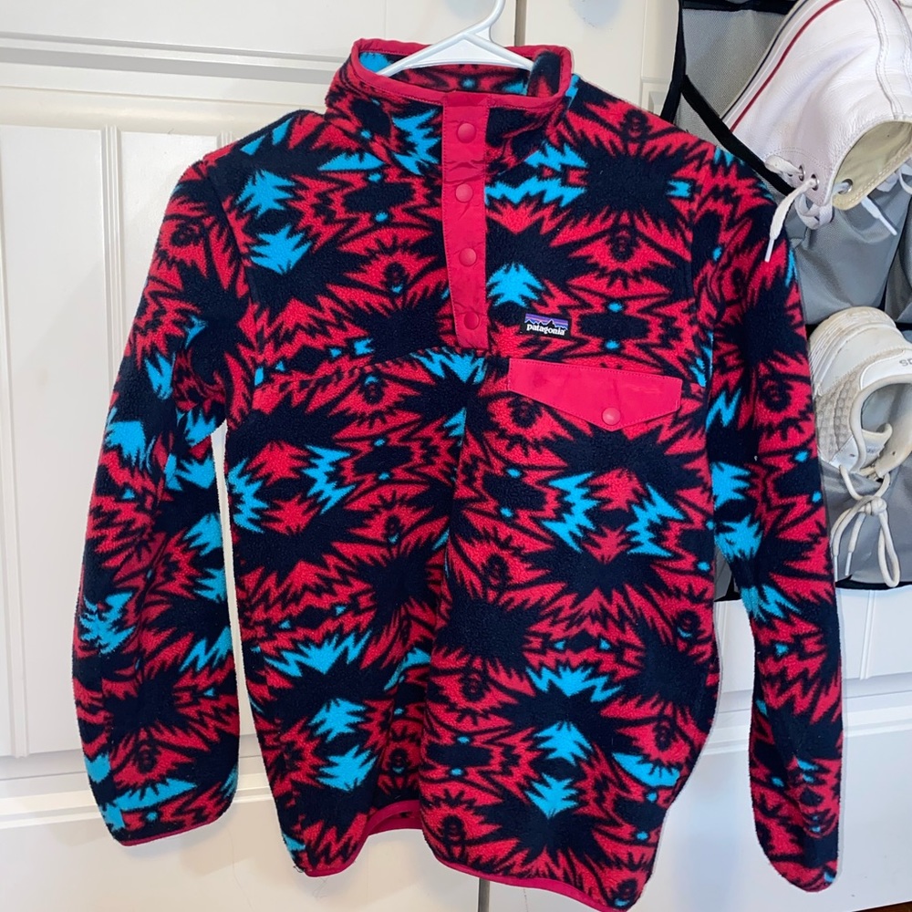 COPY - Patagonia synchilla quarter snap-button up.